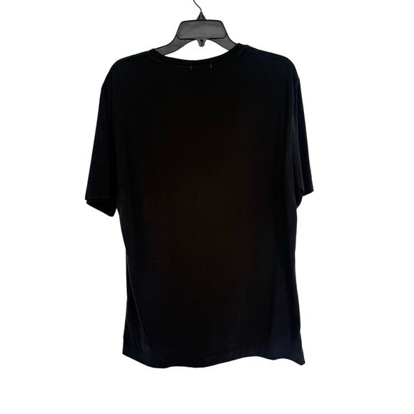 Robert Graham Short Sleeve T-Shirt The Venture Black Velvet Paisley Burnout M - Picture 2 of 6